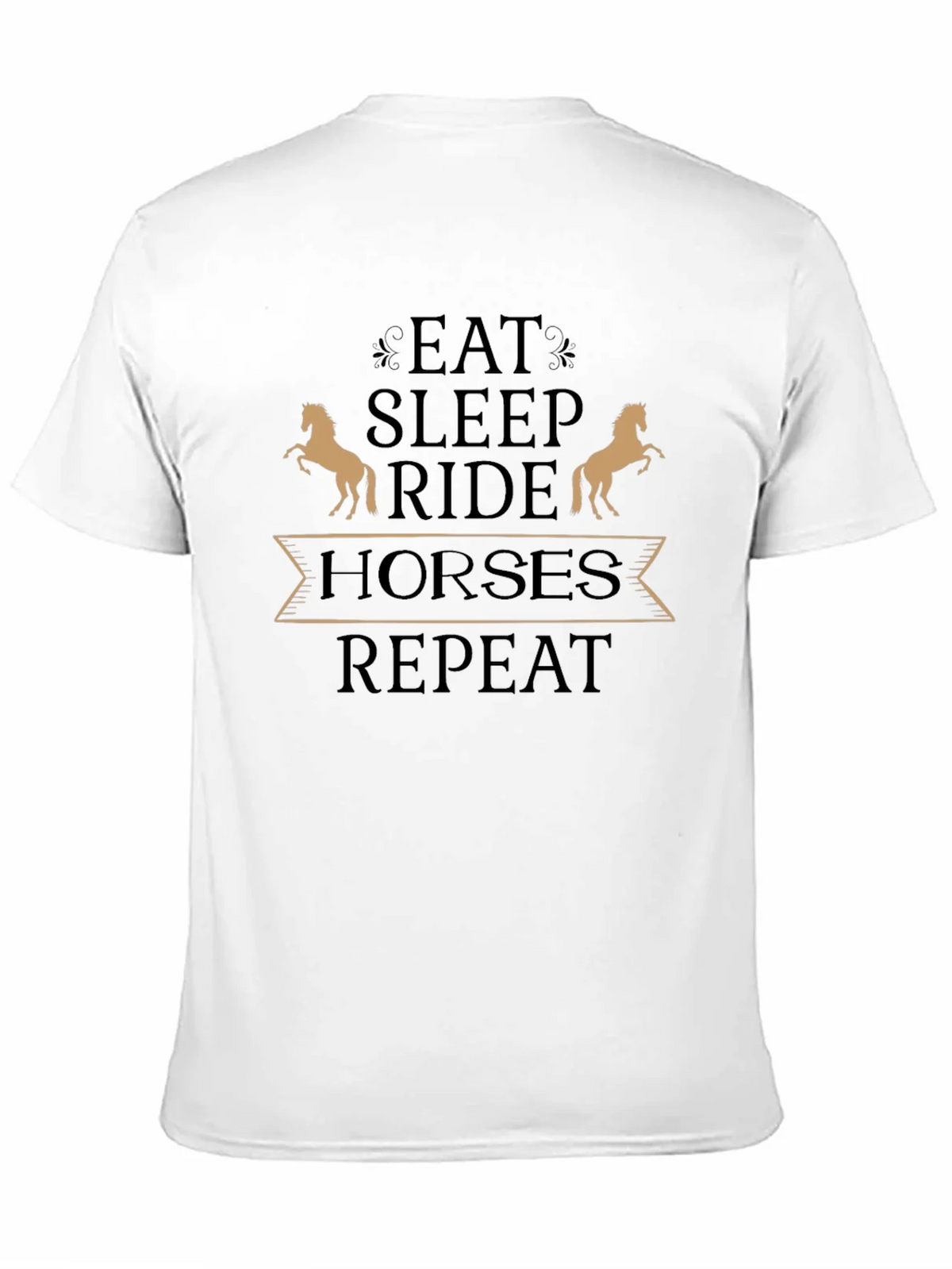 Eat Sleep Ride Horses T-Shirt - Equestrian Tee product image 2