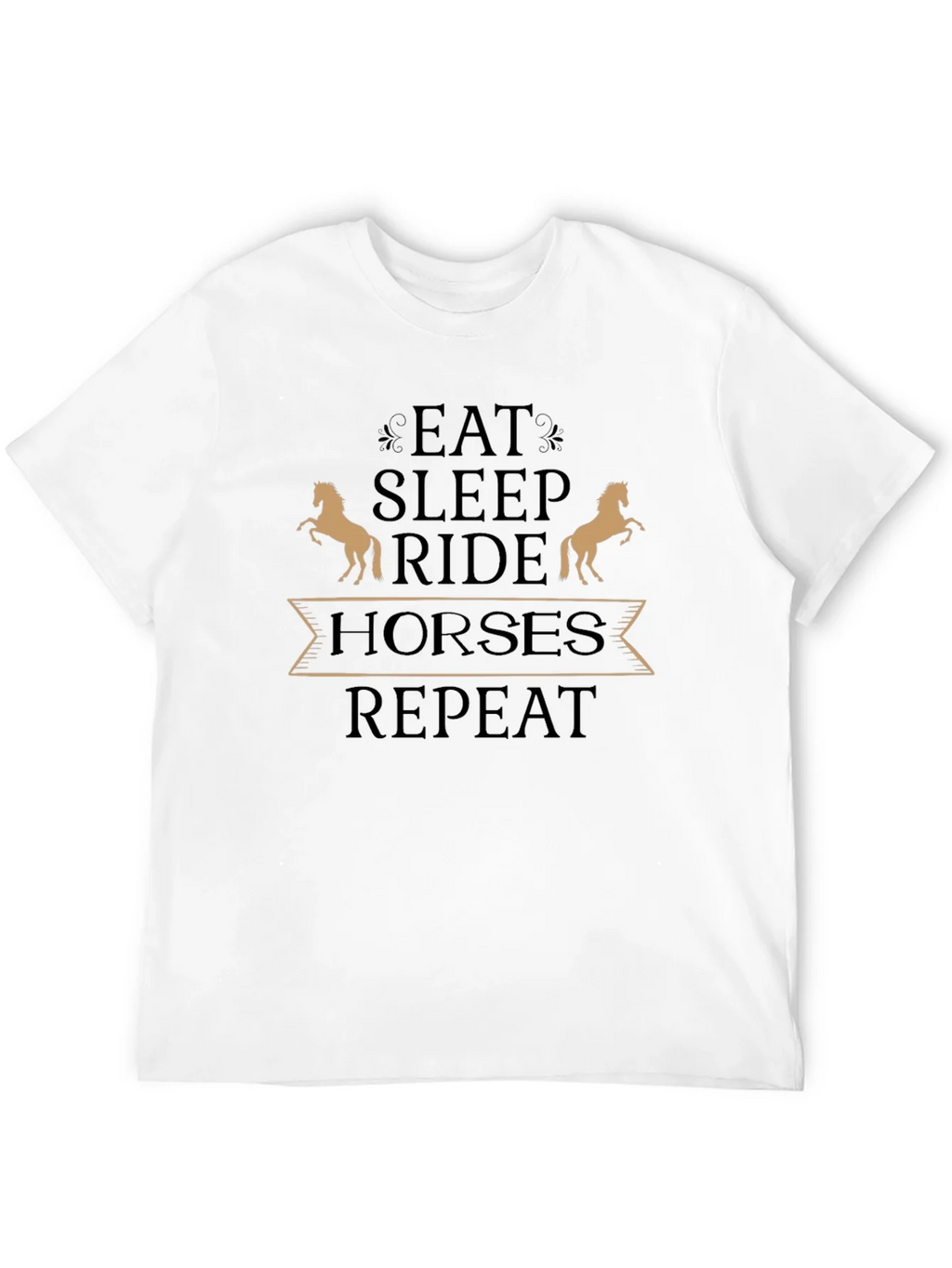 Eat Sleep Ride Horses T-Shirt - Equestrian Tee product image 3