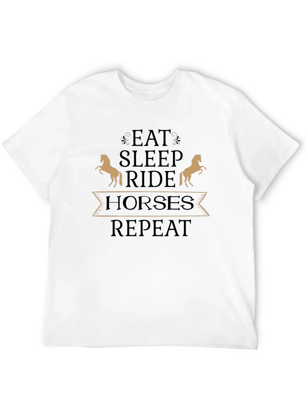 Eat Sleep Ride Horses T-Shirt - Equestrian Tee product image 3