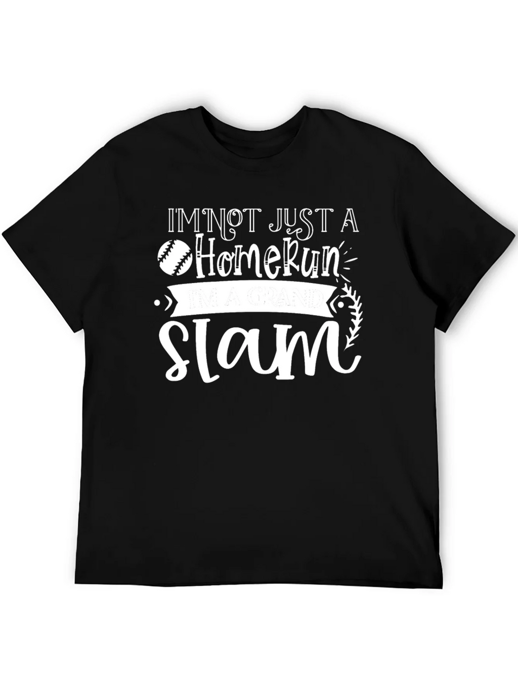 Grand Slam Baseball Graphic Tee - Black product image 8