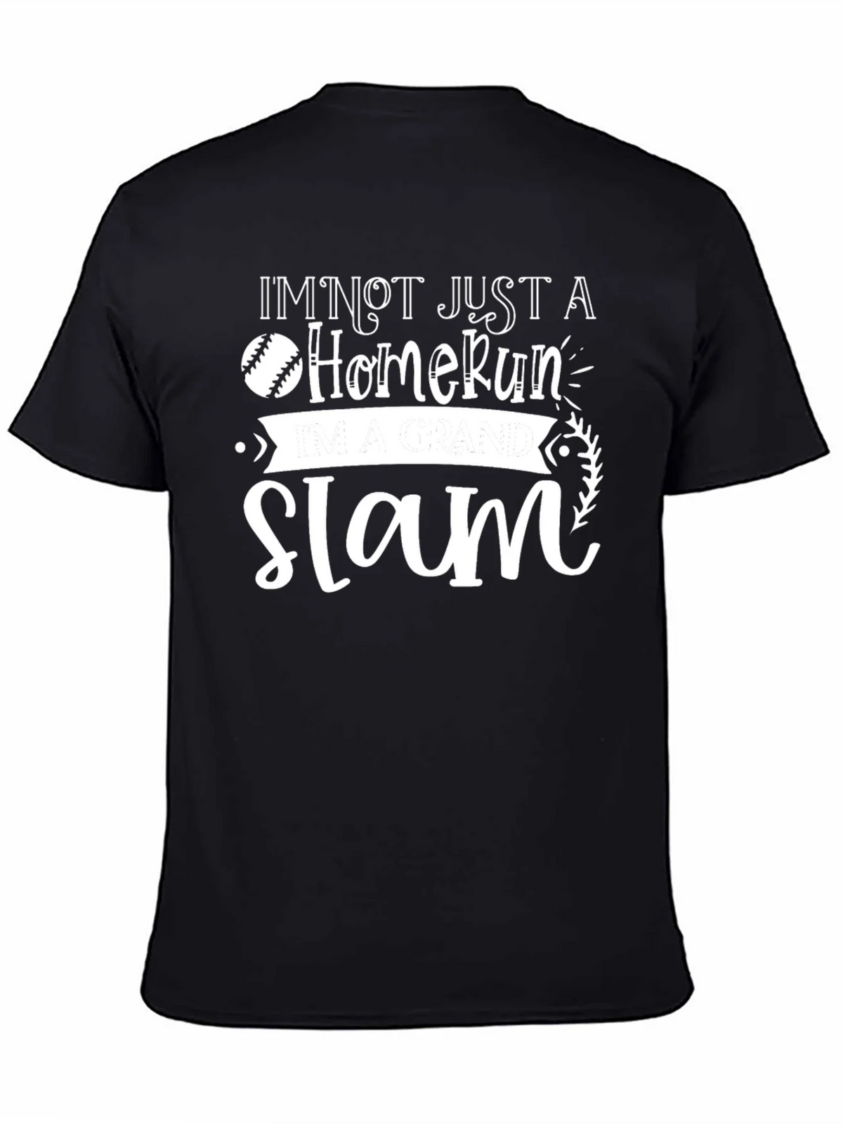 Grand Slam Baseball Graphic Tee - Black product image 7