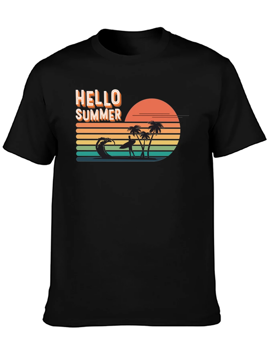 Hello Summer Graphic Tee - Beach Vibes product image 6