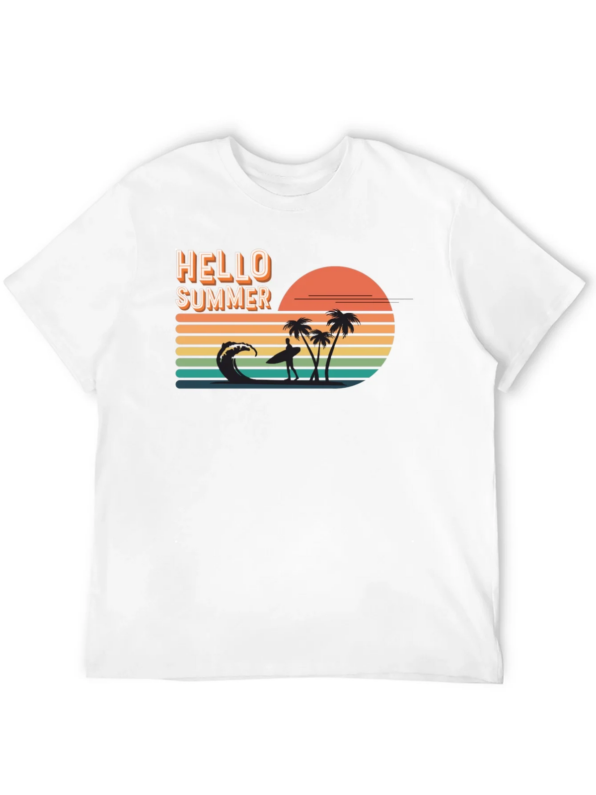 Hello Summer Graphic Tee - Beach Vibes product image 3