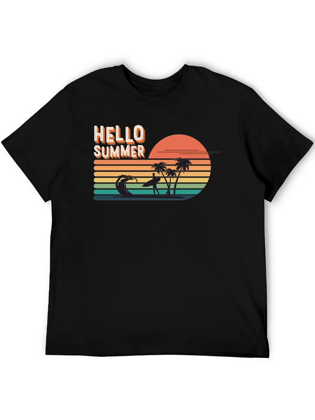 Hello Summer Graphic Tee - Beach Vibes product image 8