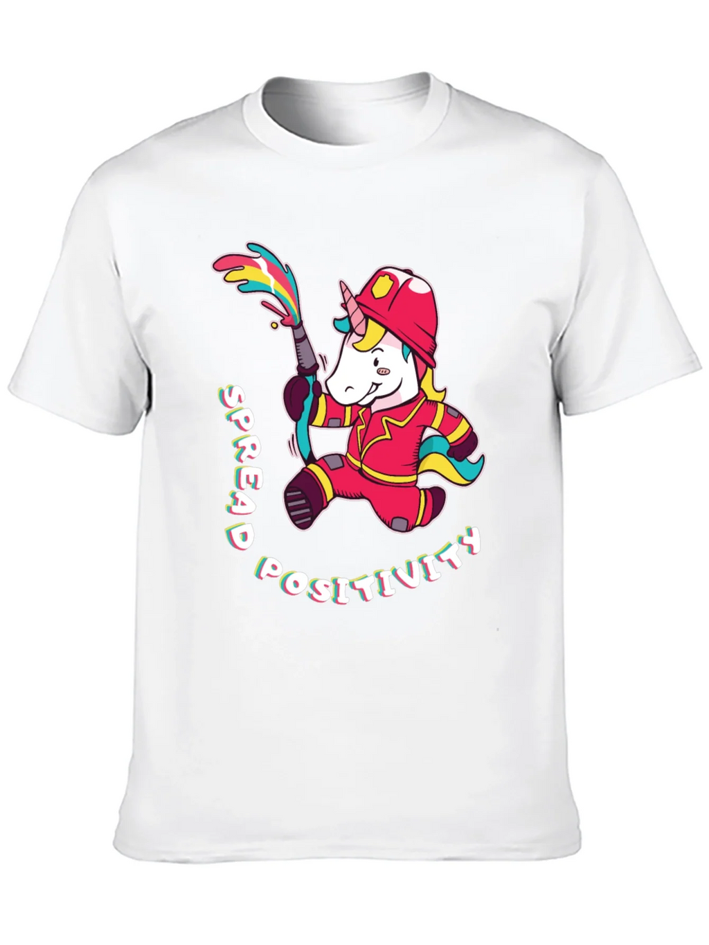 Unicorn Firefighter T-Shirt - Spread Positivity product image 12