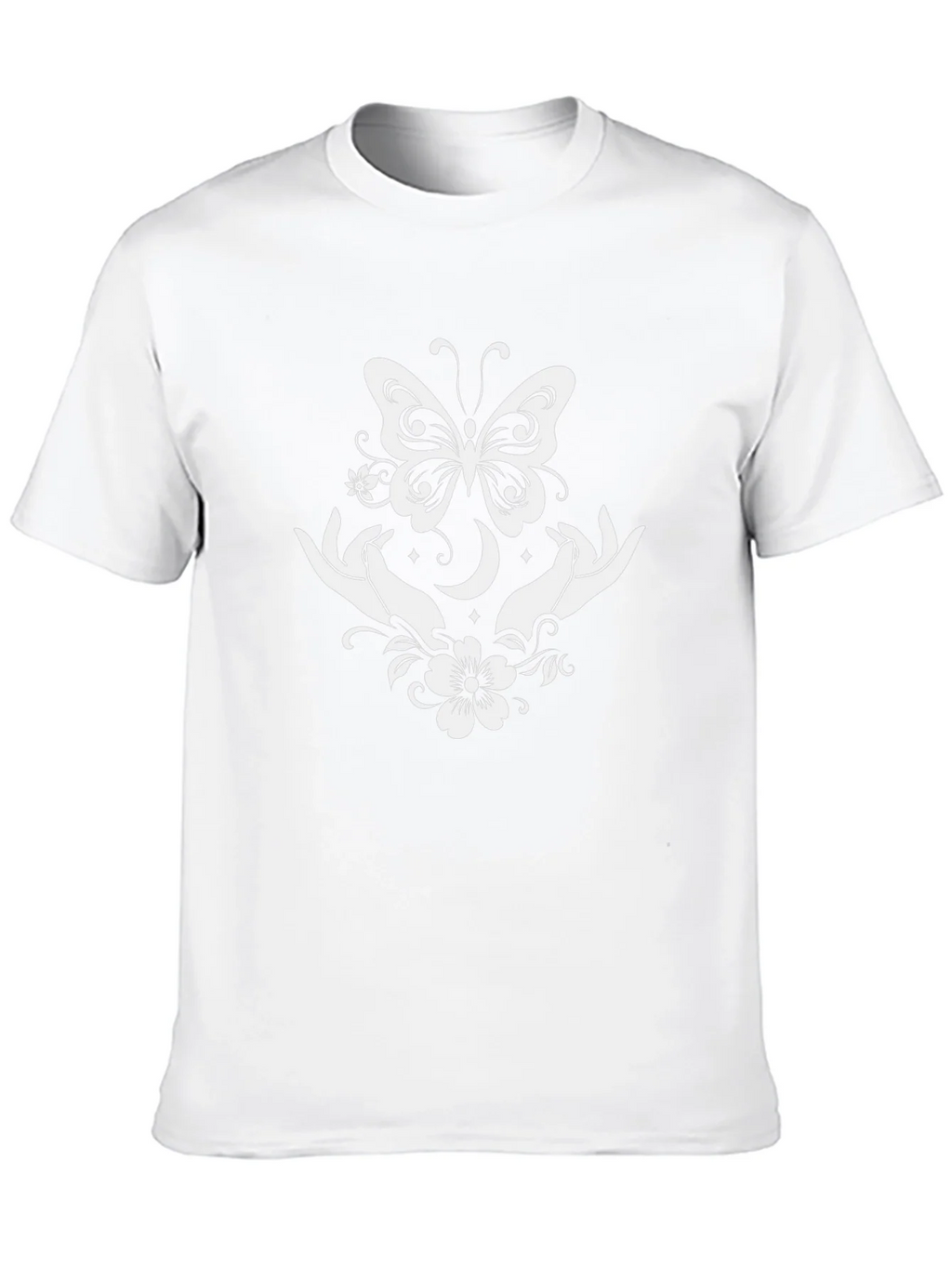 Butterfly Moon Hands Graphic Tee product image 12