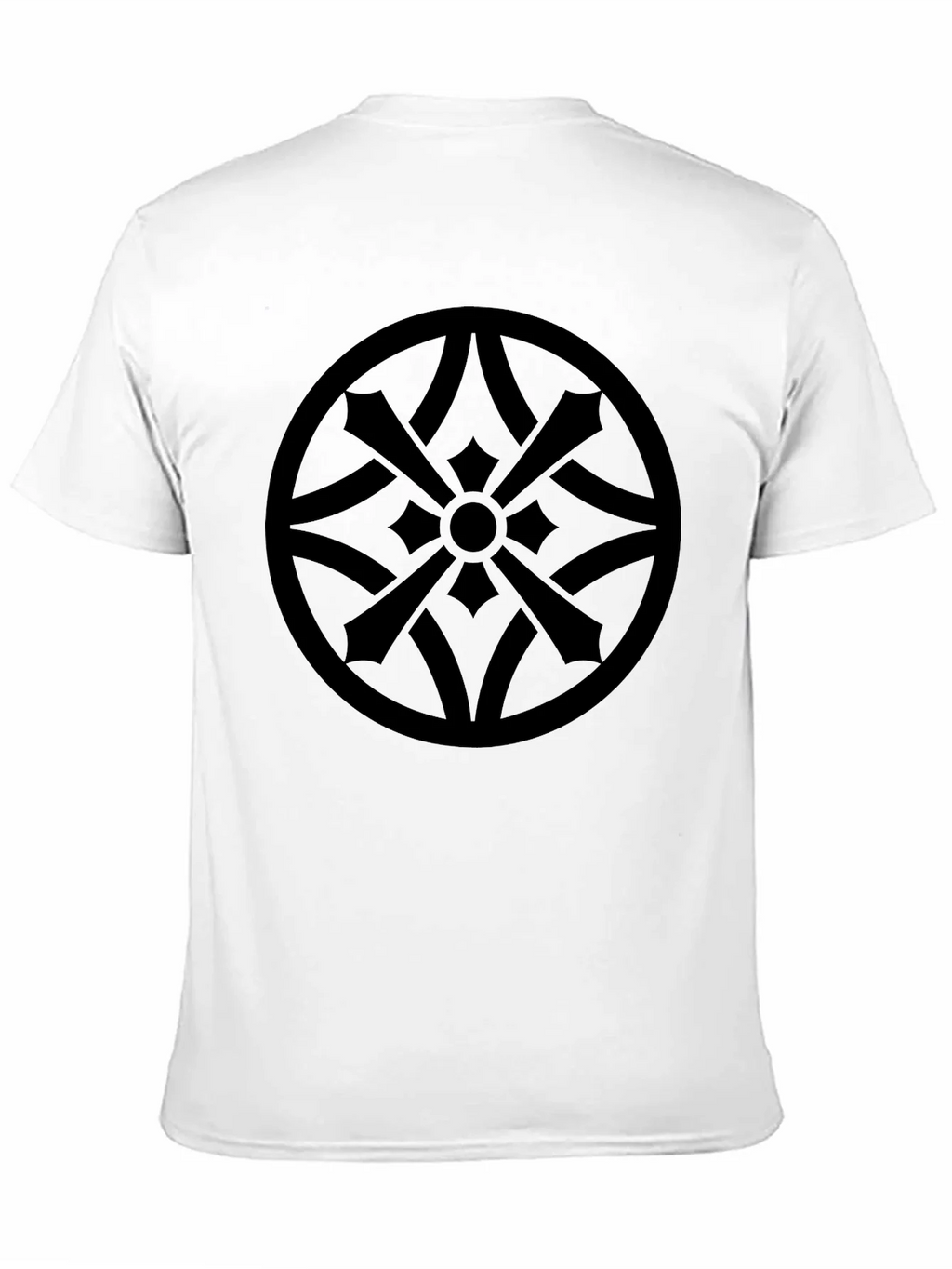 Stylish Black Tee with Geometric Circle Design product image 2