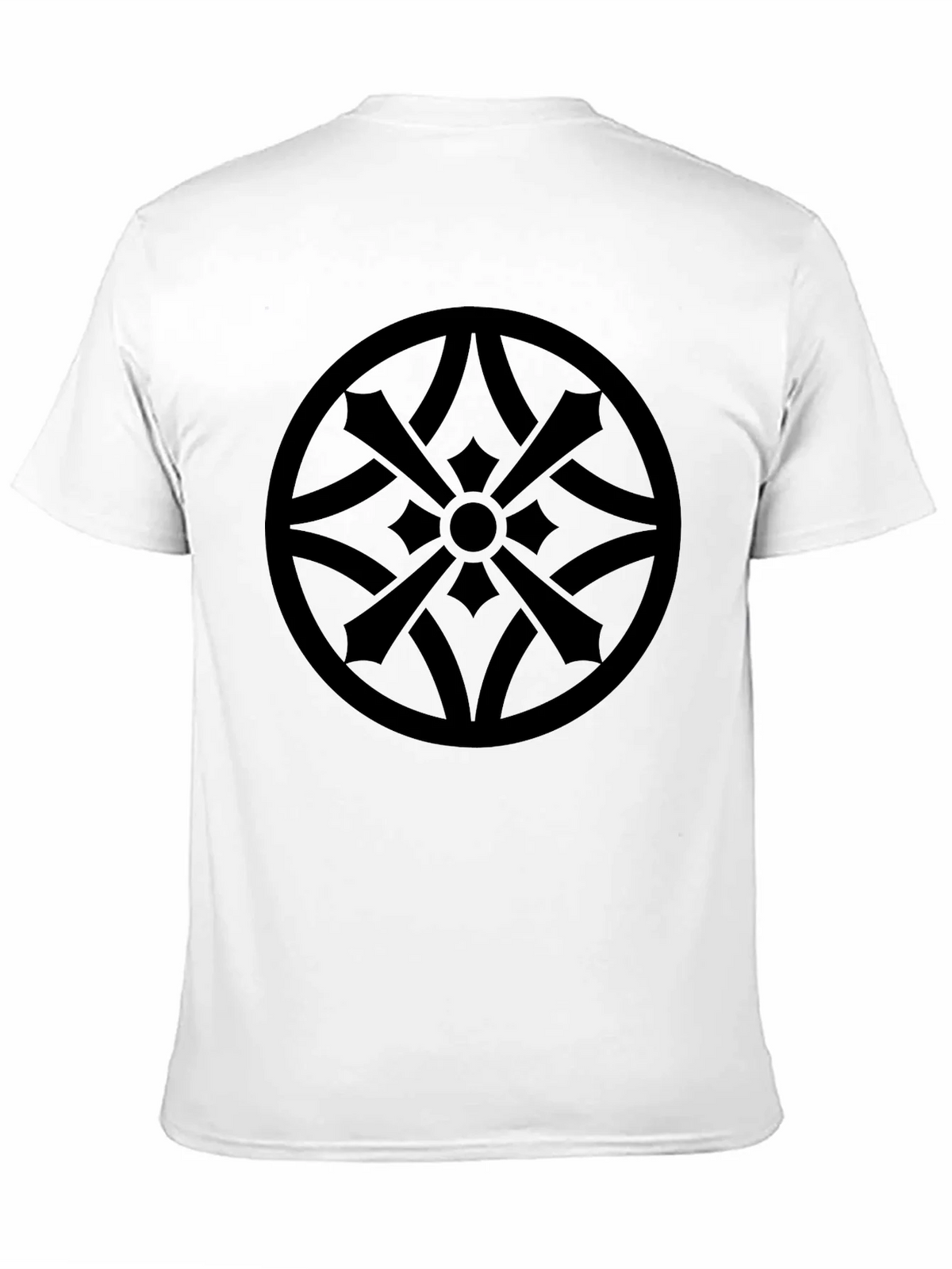 Stylish Black Tee with Geometric Circle Design product image 2