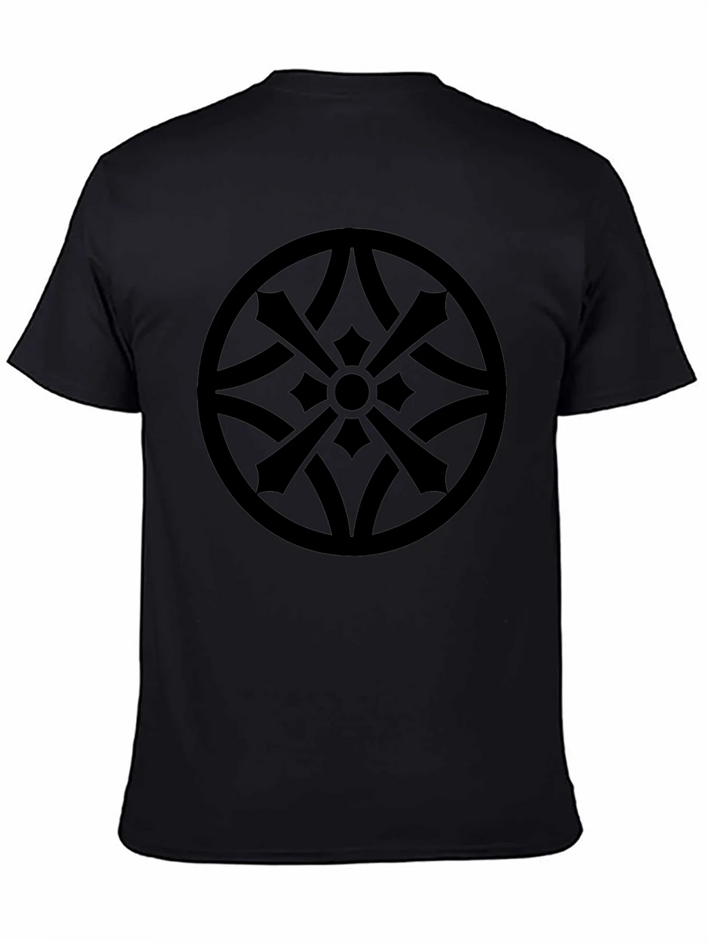 Stylish Black Tee with Geometric Circle Design product image 7