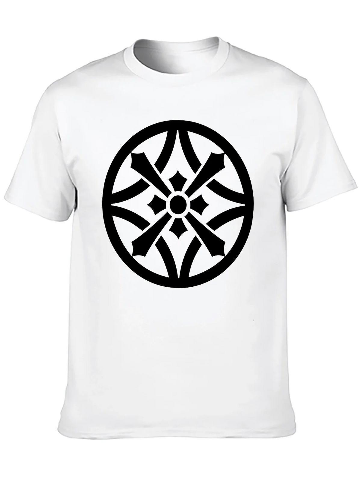 Stylish Black Tee with Geometric Circle Design product image 12