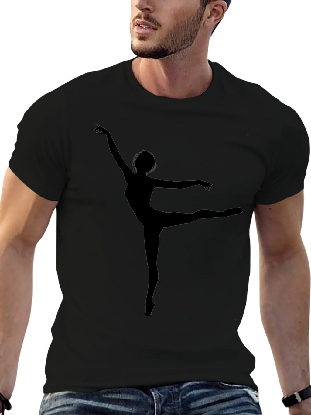 Ballerina Graphic T-Shirt - Black product image 9