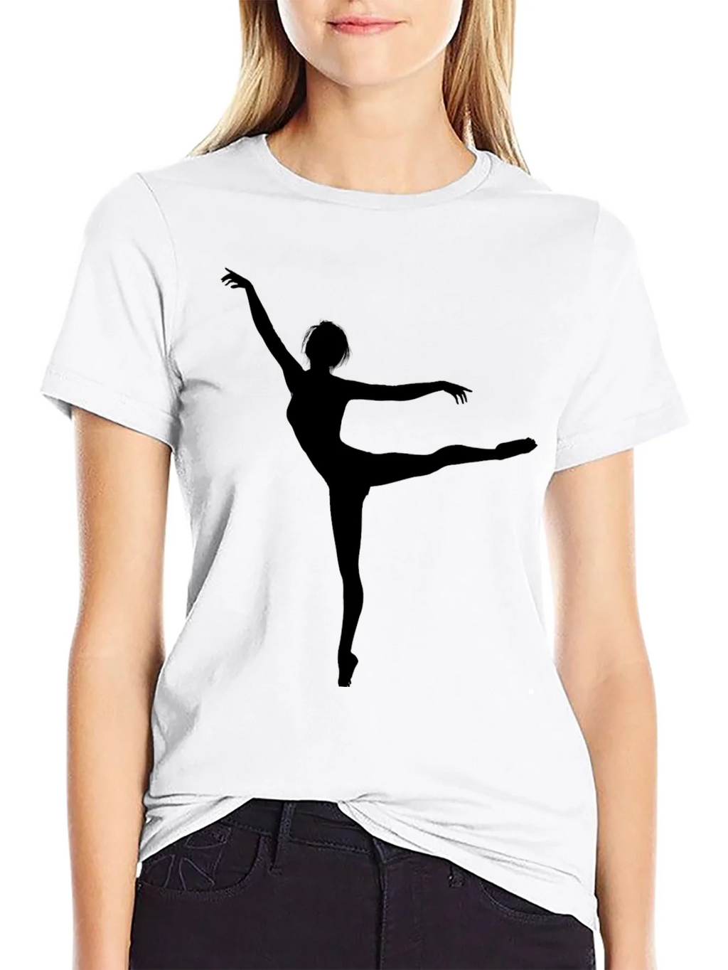 Ballerina Graphic T-Shirt - Black product image 11
