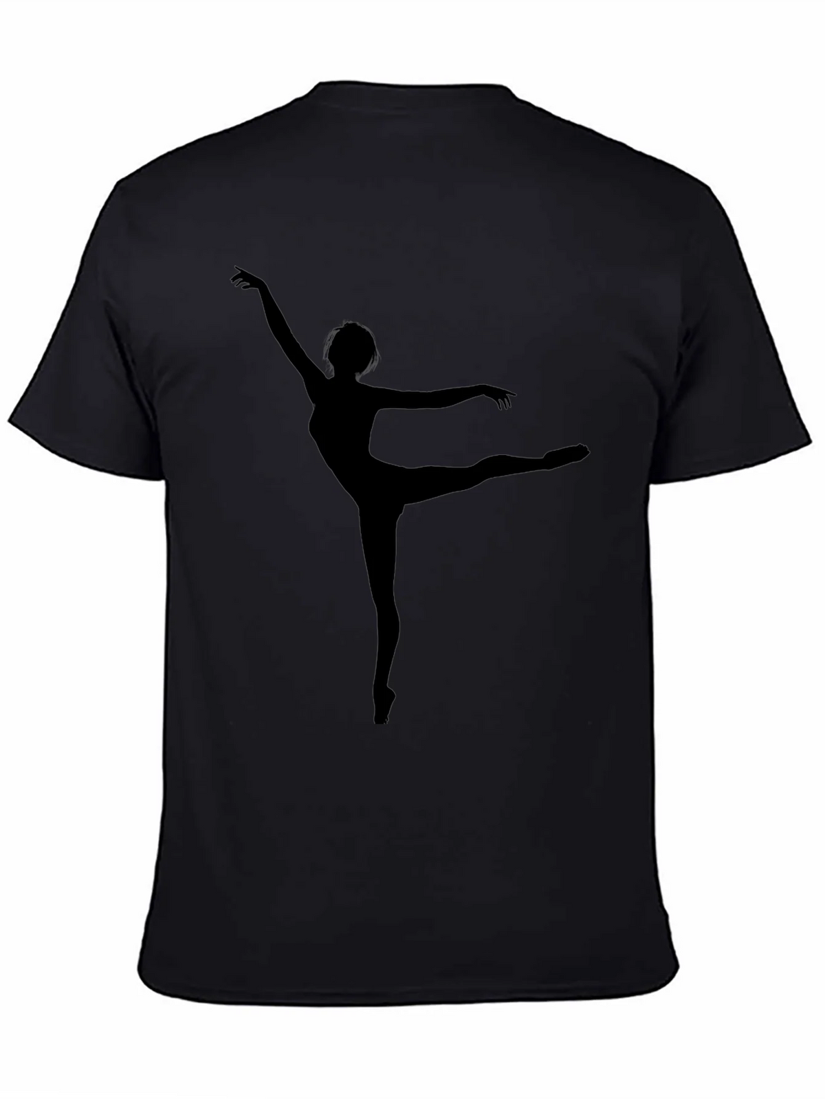 Ballerina Graphic T-Shirt - Black product image 7