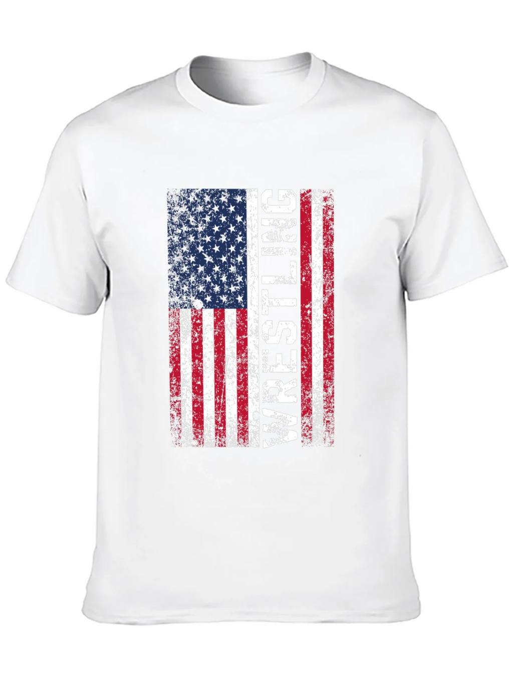 Wrestling USA Flag T-Shirt - Patriotic Sports Tee product image 12