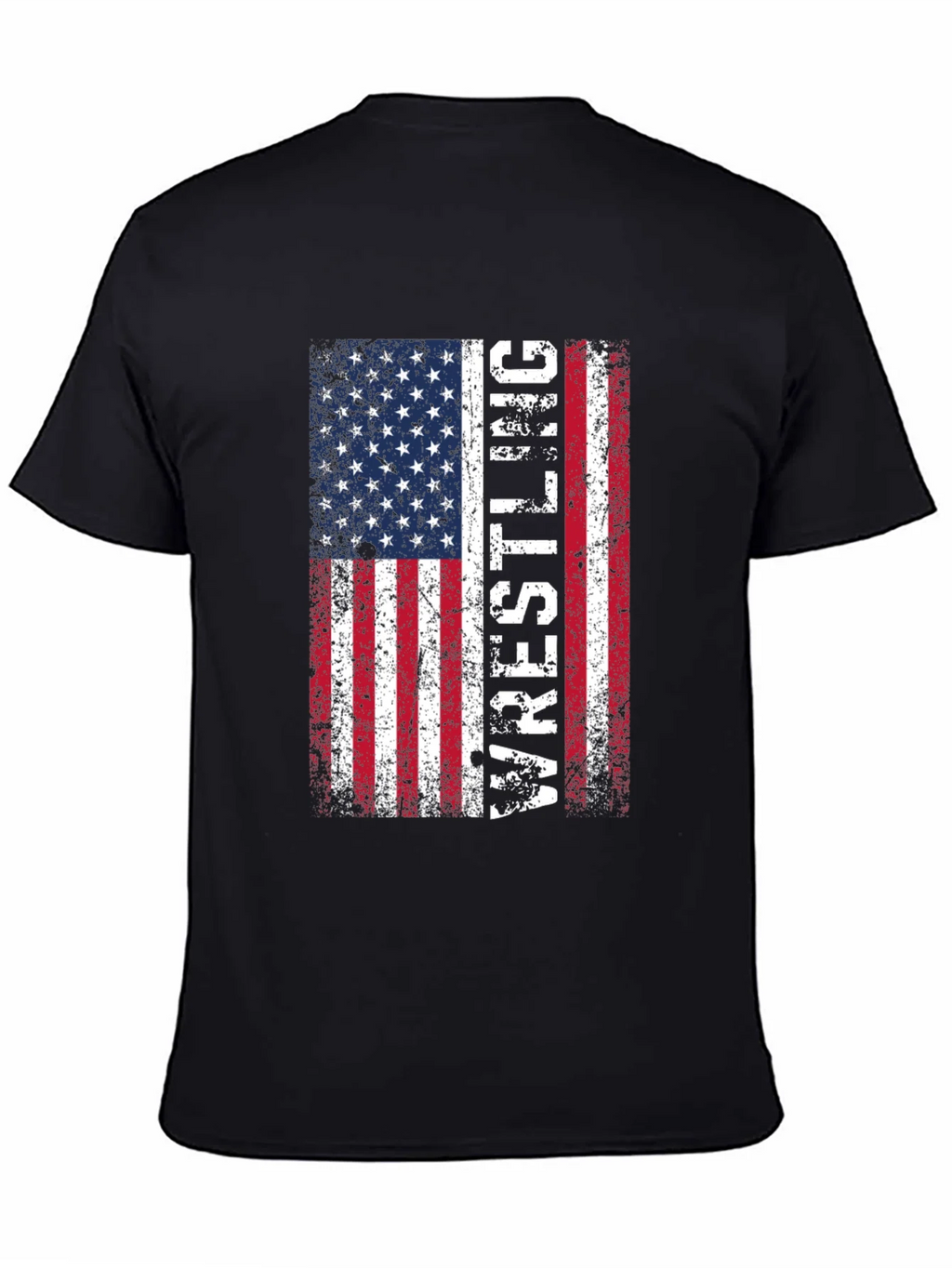 Wrestling USA Flag T-Shirt - Patriotic Sports Tee product image 7