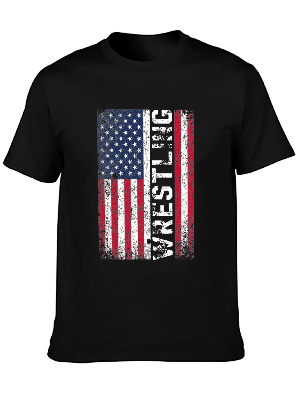 Wrestling USA Flag T-Shirt - Patriotic Sports Tee product image 6