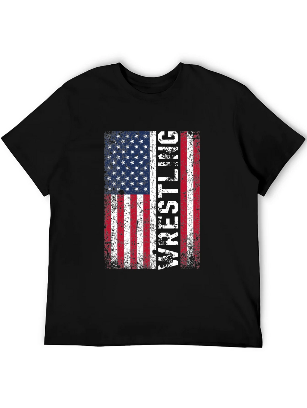 Wrestling USA Flag T-Shirt - Patriotic Sports Tee product image 8