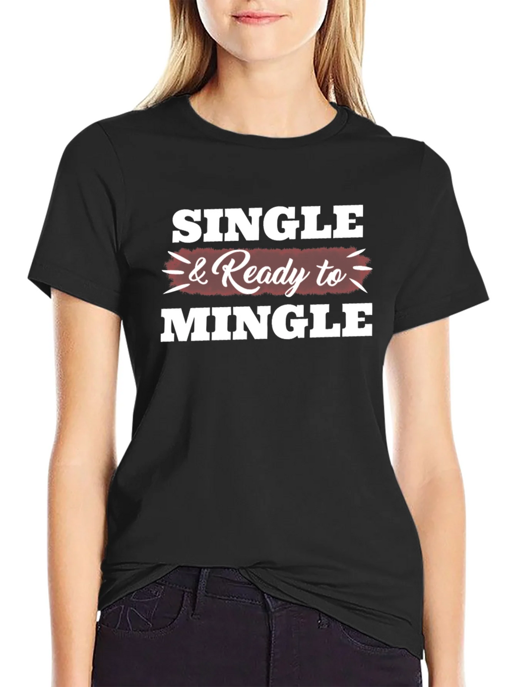 Single & Ready to Mingle Graphic T-Shirt product image 5