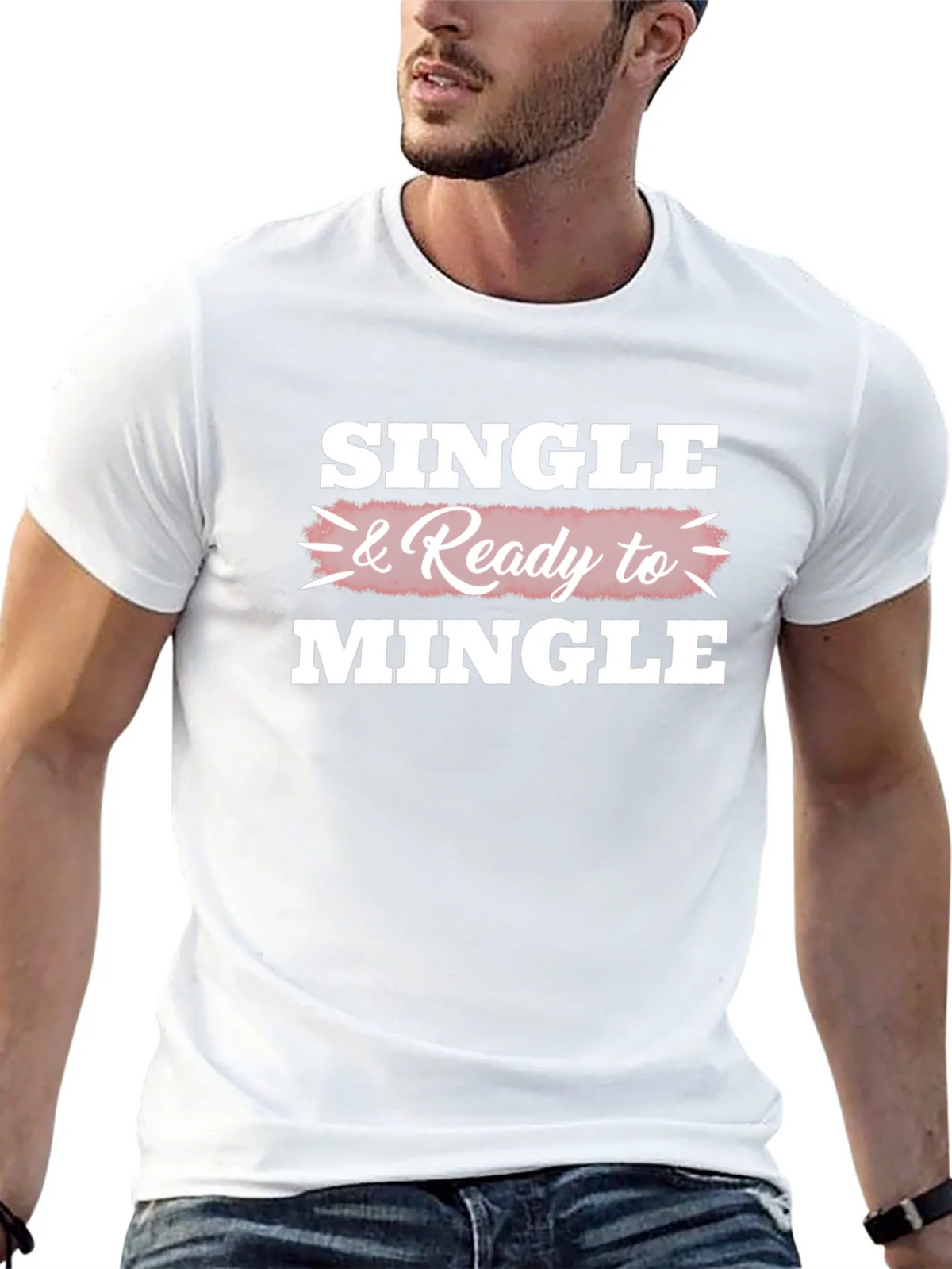 Single & Ready to Mingle Graphic T-Shirt product image 4