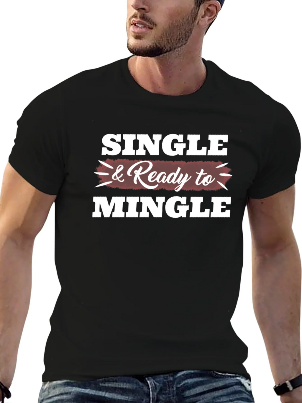 Single & Ready to Mingle Graphic T-Shirt product image 9