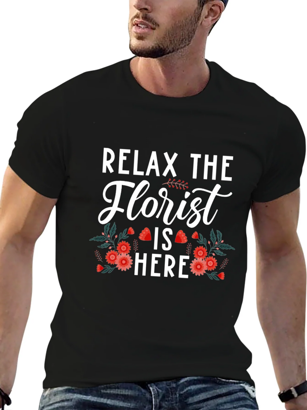 Relax The Florist Is Here T-Shirt product image 9