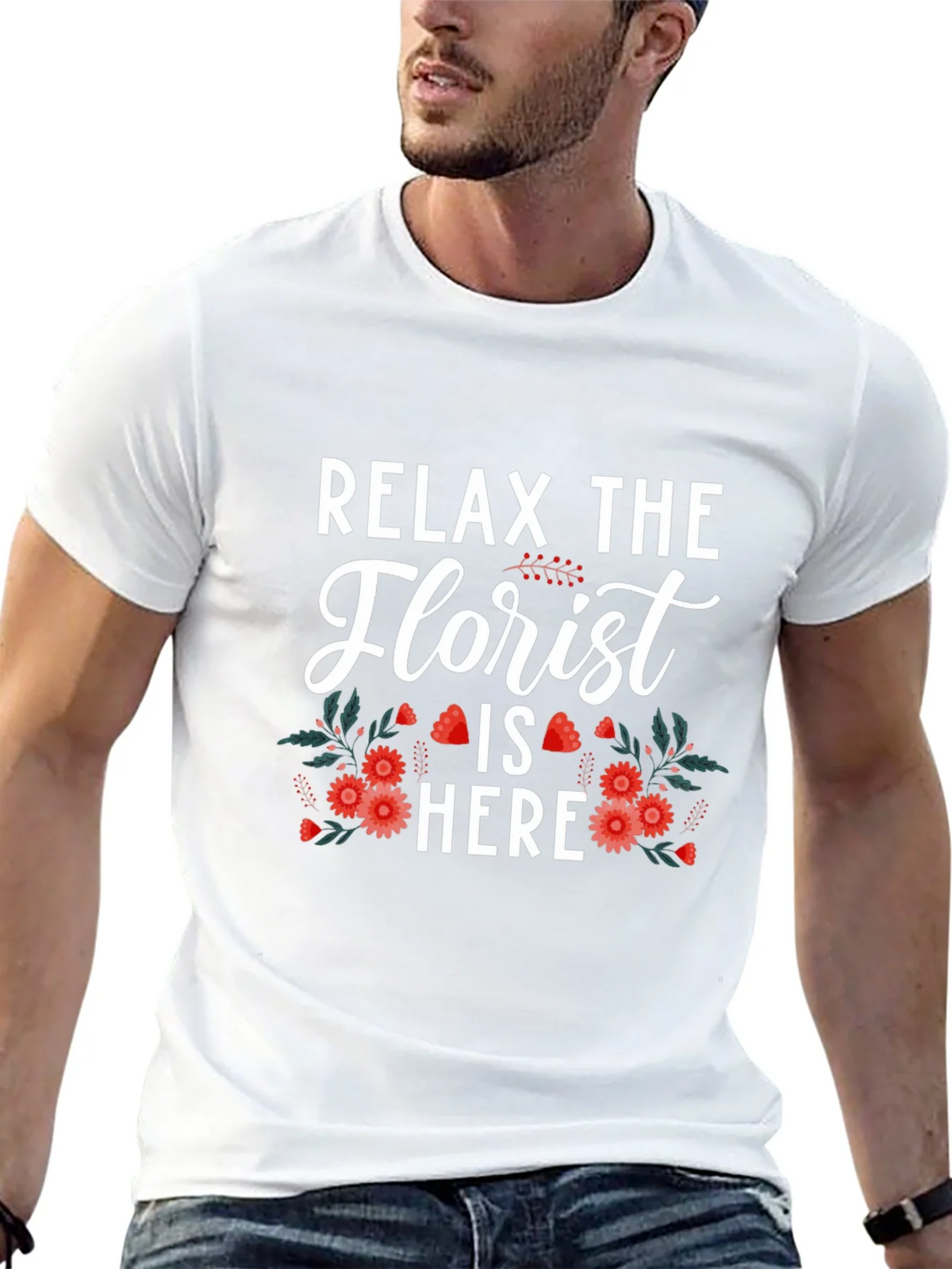 Relax The Florist Is Here T-Shirt product image 4
