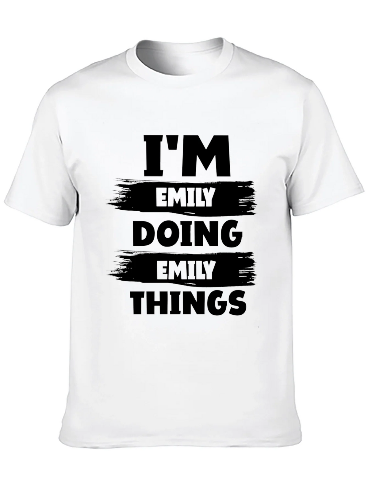 Im Emily Doing Things Black Graphic T-Shirt product image 12