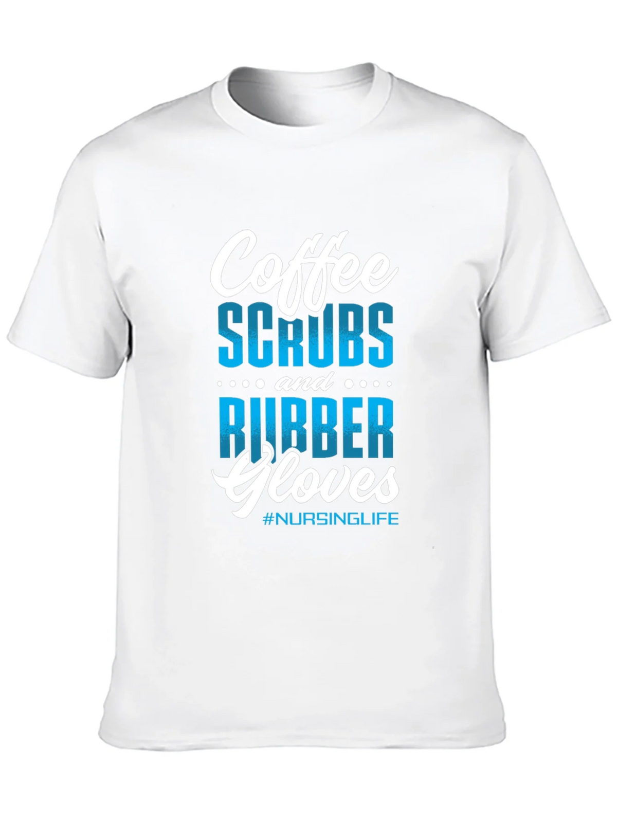 Coffee Scrubs Rubber Gloves Nursing T-Shirt product image 12