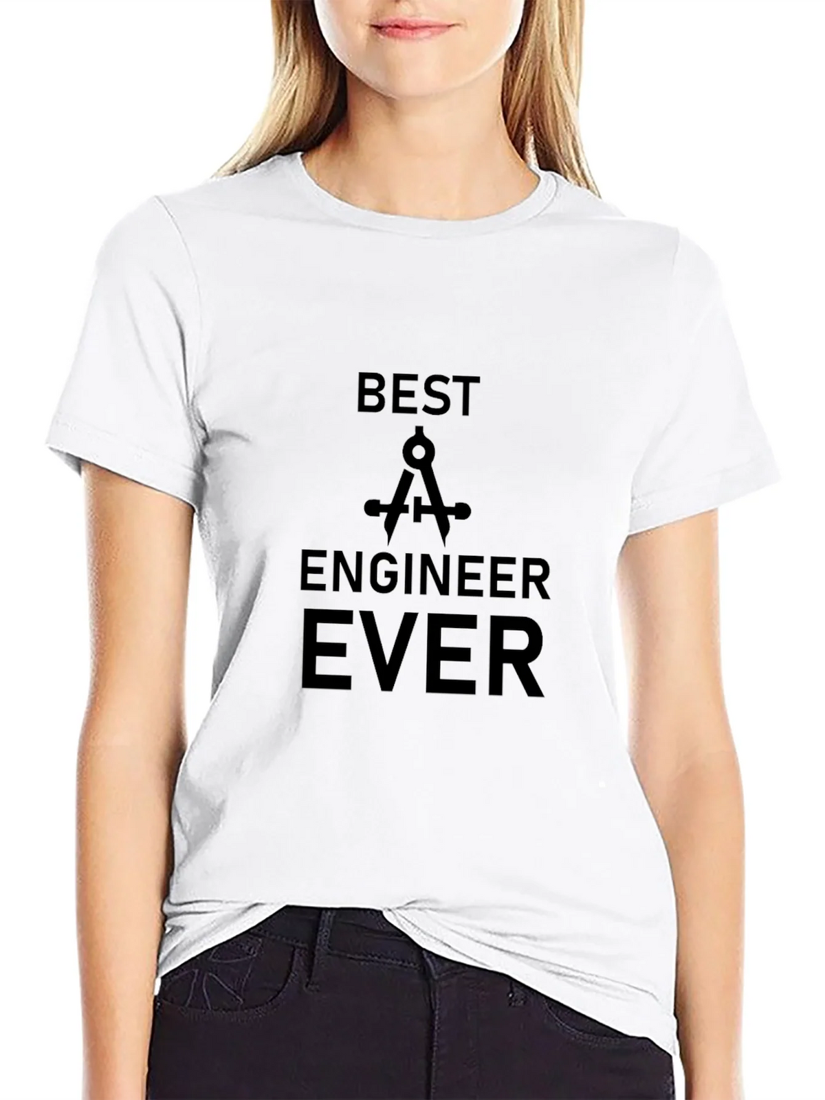 Best Engineer Ever Black T-Shirt product image 11
