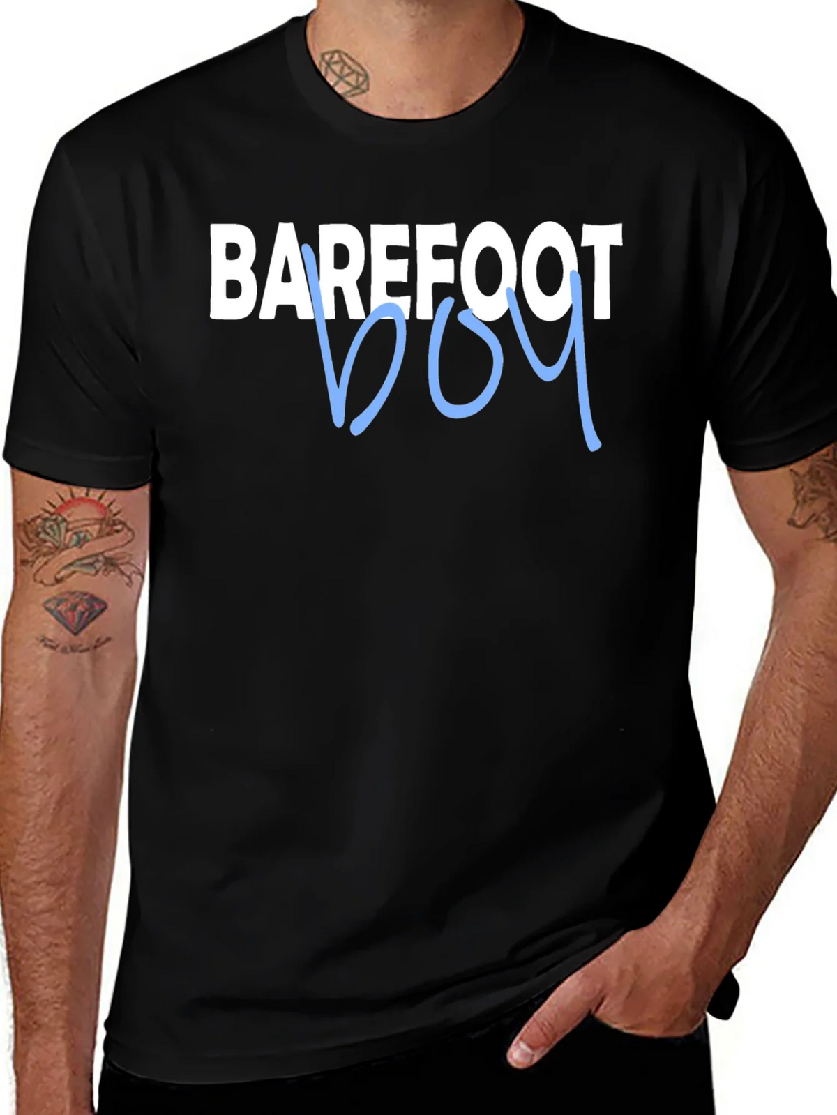 Barefoot Boy Graphic Tee - Trendy Casual Style product image 1