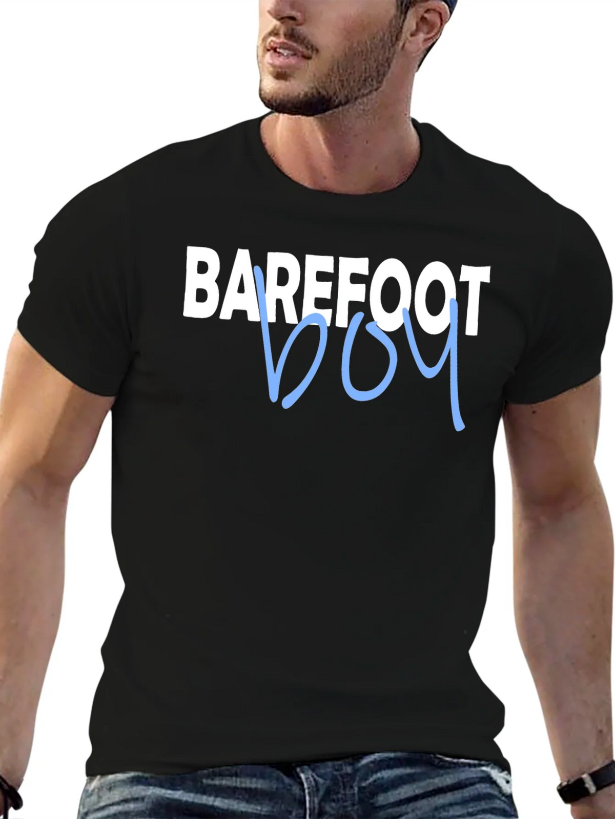 Barefoot Boy Graphic Tee - Trendy Casual Style product image 9