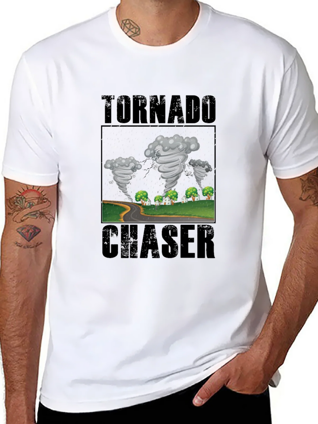 Tornado Chaser Graphic T-Shirt - Weather Enthusiast Tee product image 10