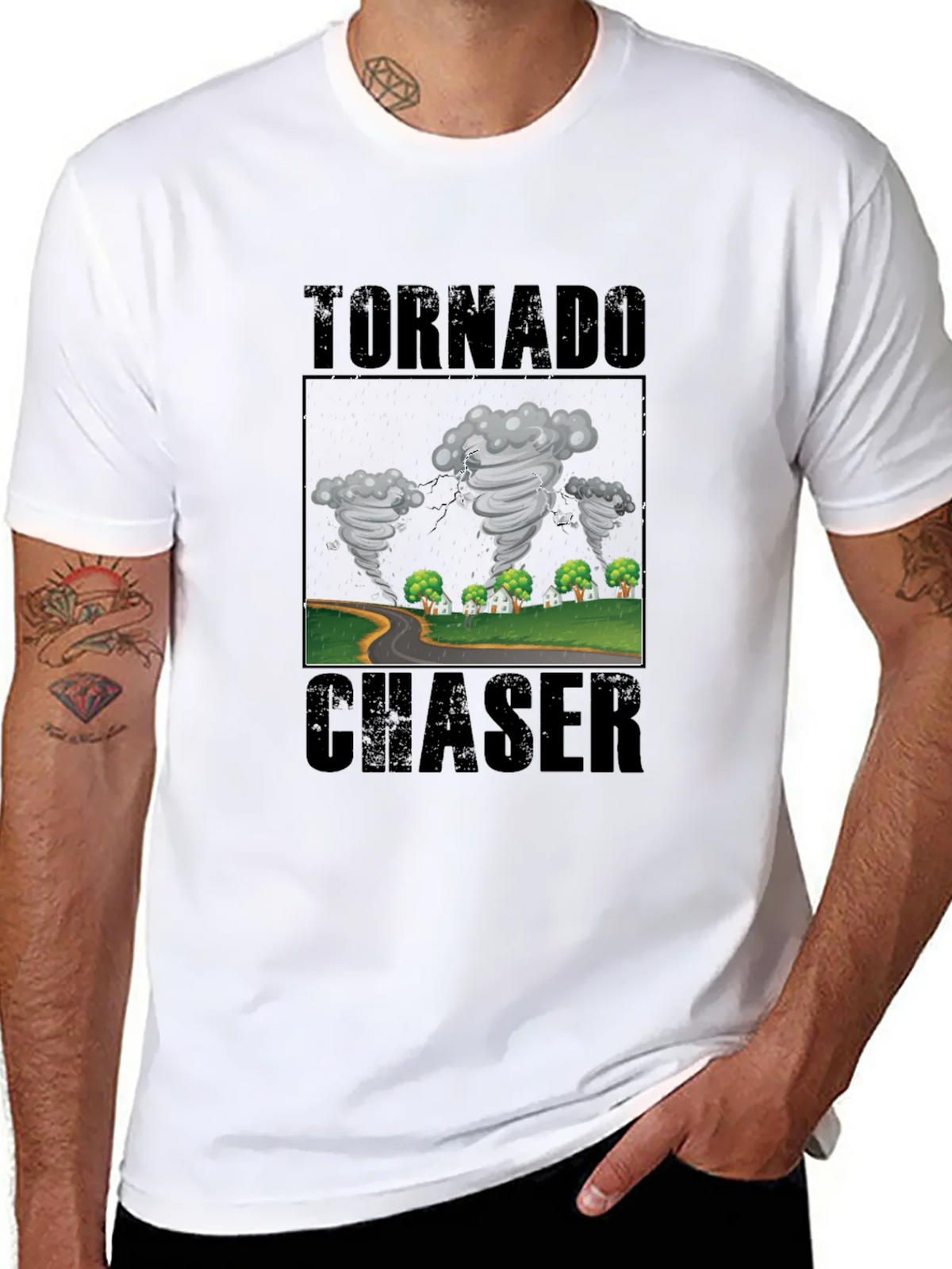 Tornado Chaser Graphic T-Shirt - Weather Enthusiast Tee product image 10