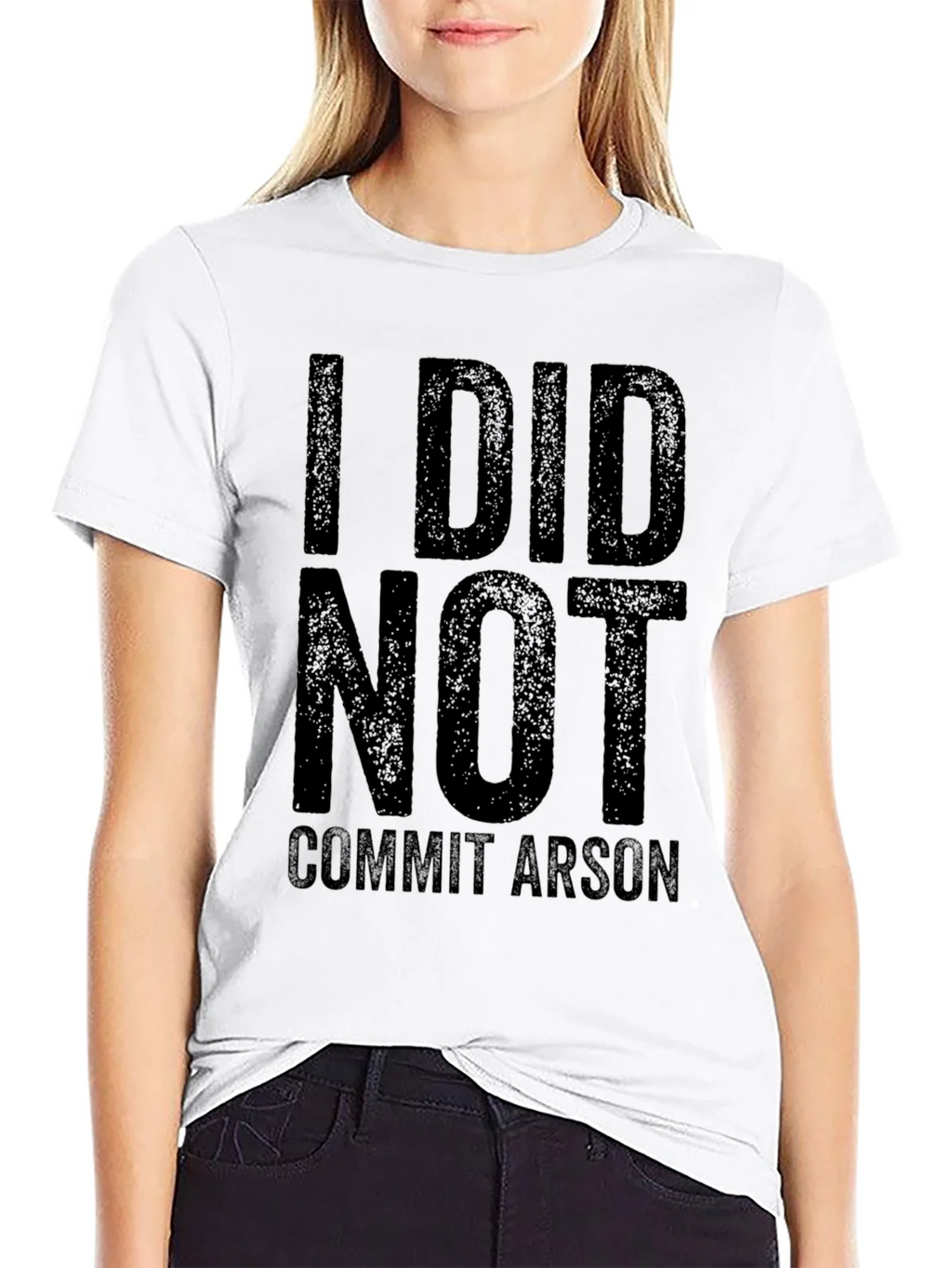 I Did Not Commit Arson T-Shirt - Black Graphic Tee product image 11