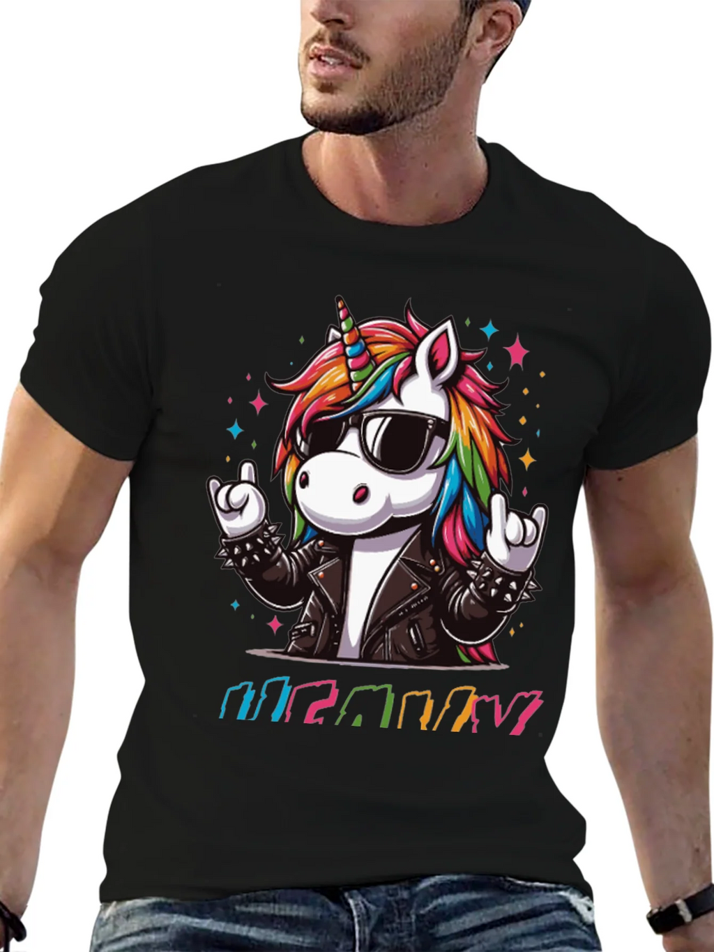 Rockstar Unicorn Graphic Tee product image 9