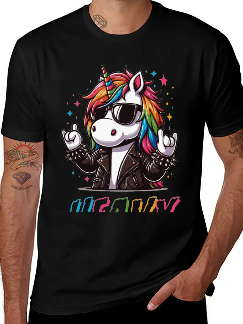 Rockstar Unicorn Graphic Tee product image 1