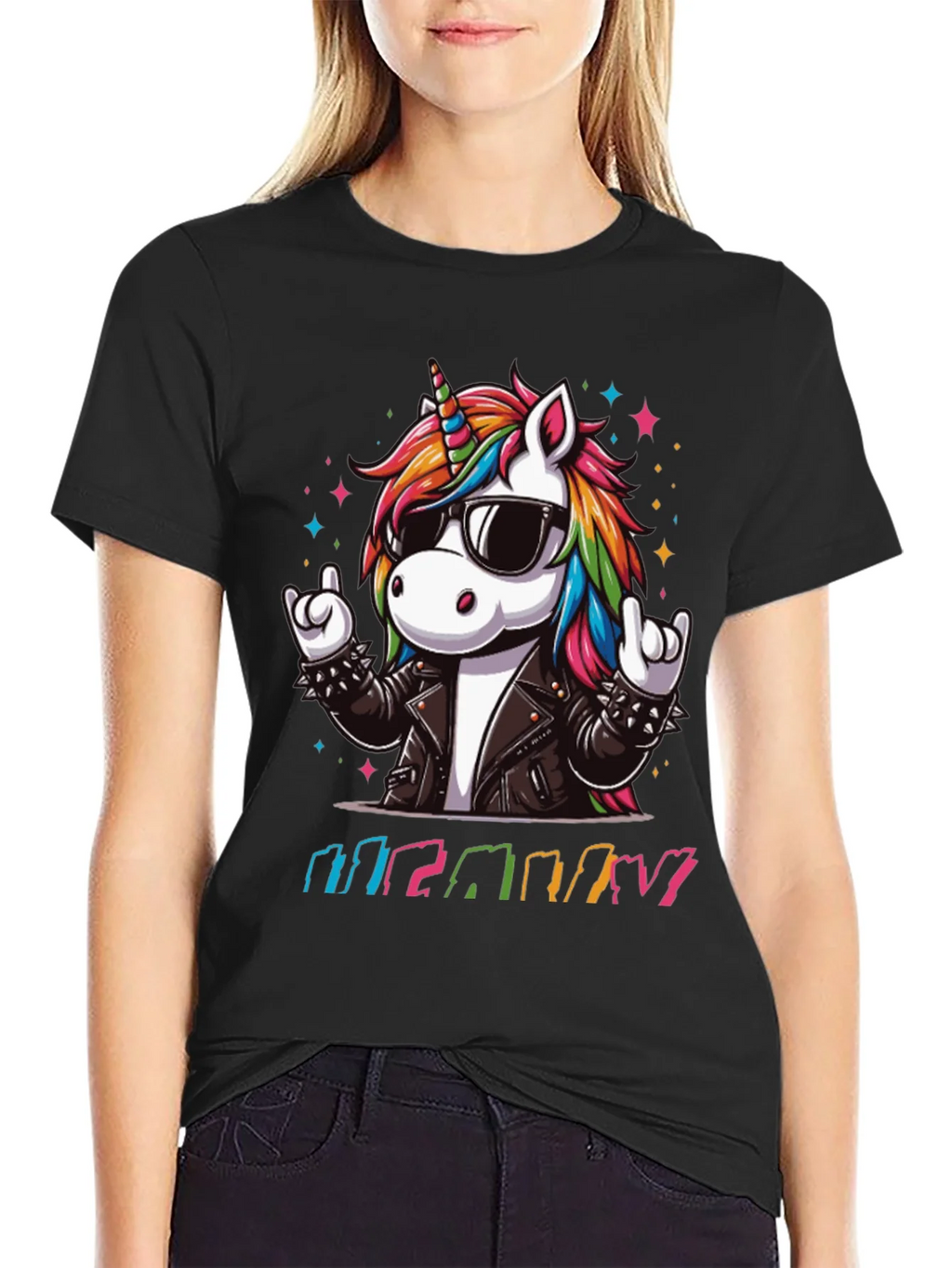 Rockstar Unicorn Graphic Tee product image 5