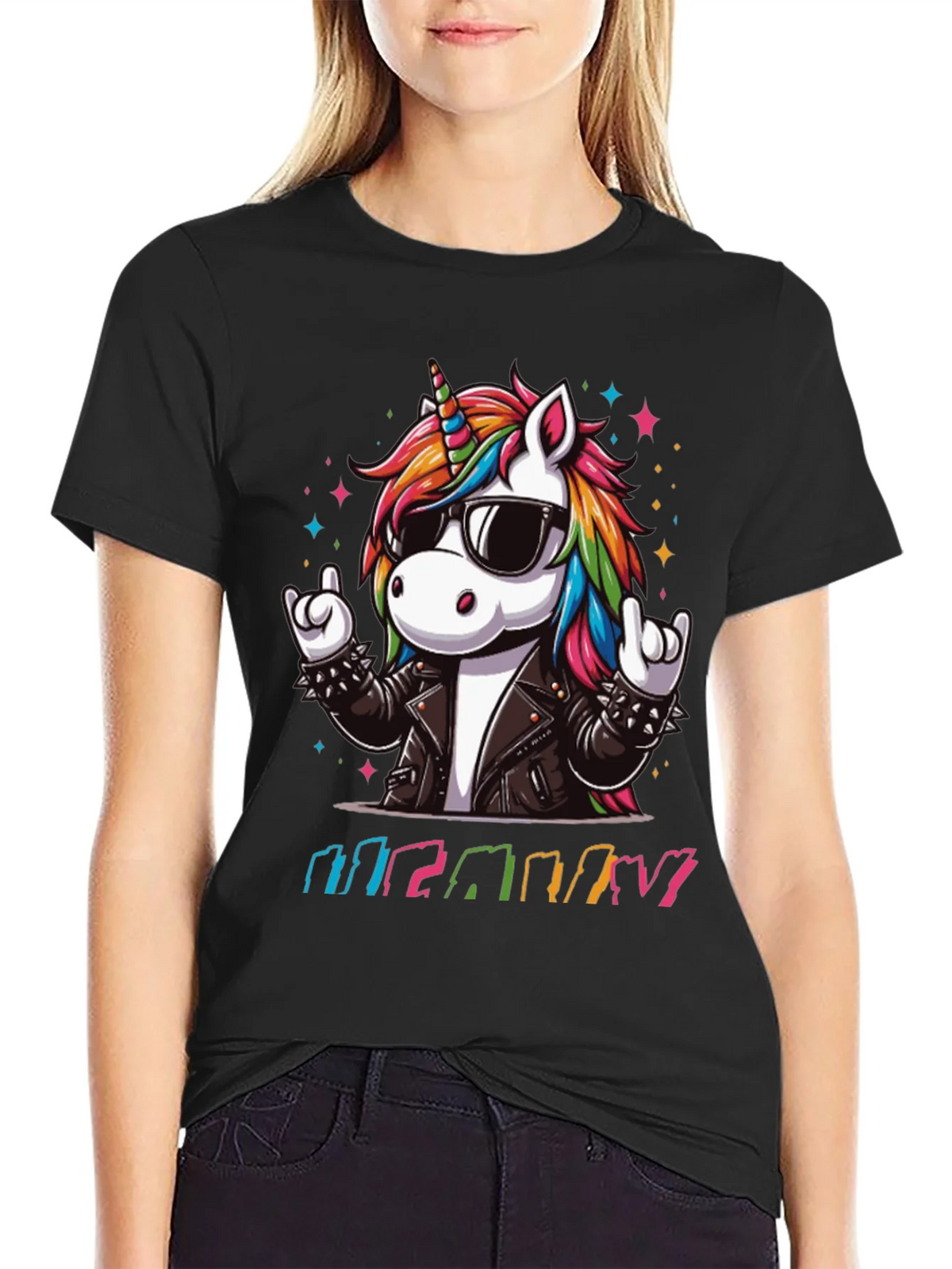 Rockstar Unicorn Graphic Tee product image 5