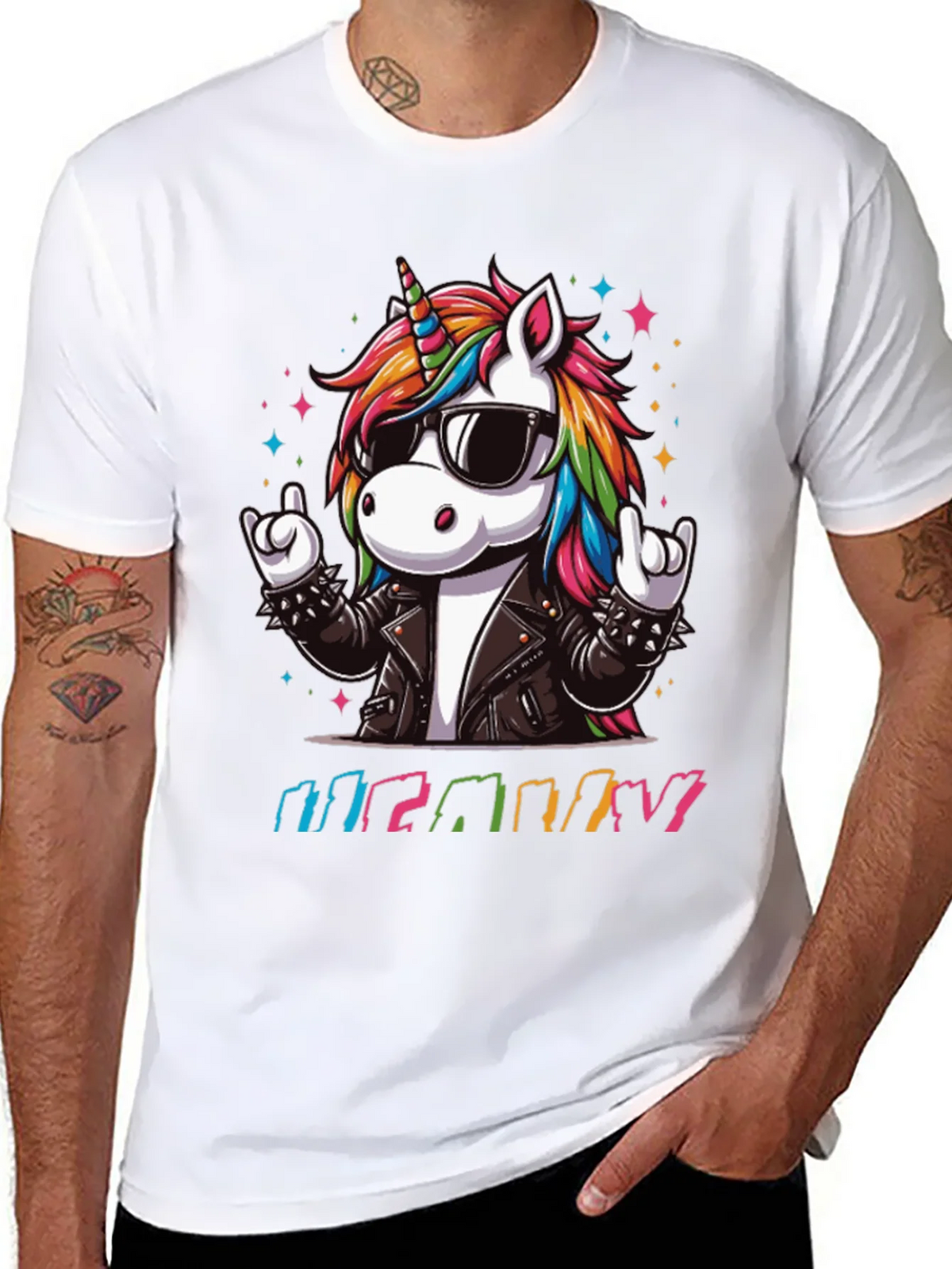 Rockstar Unicorn Graphic Tee product image 10