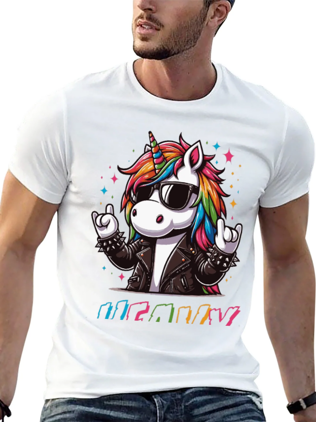 Rockstar Unicorn Graphic Tee product image 4