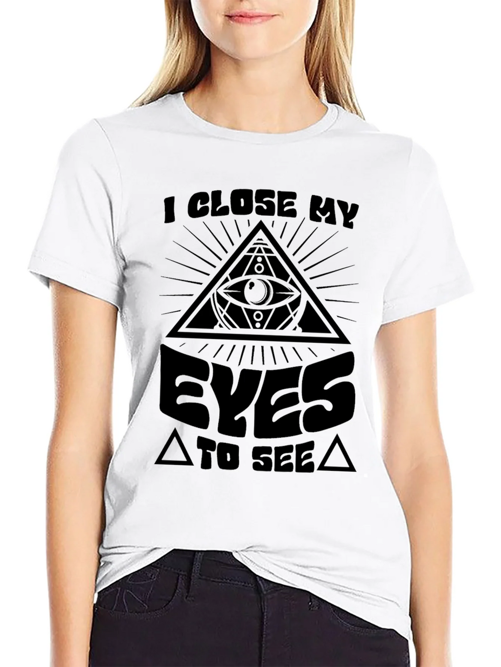 Illuminati Eye T-Shirt - I Close My Eyes to See product image 11