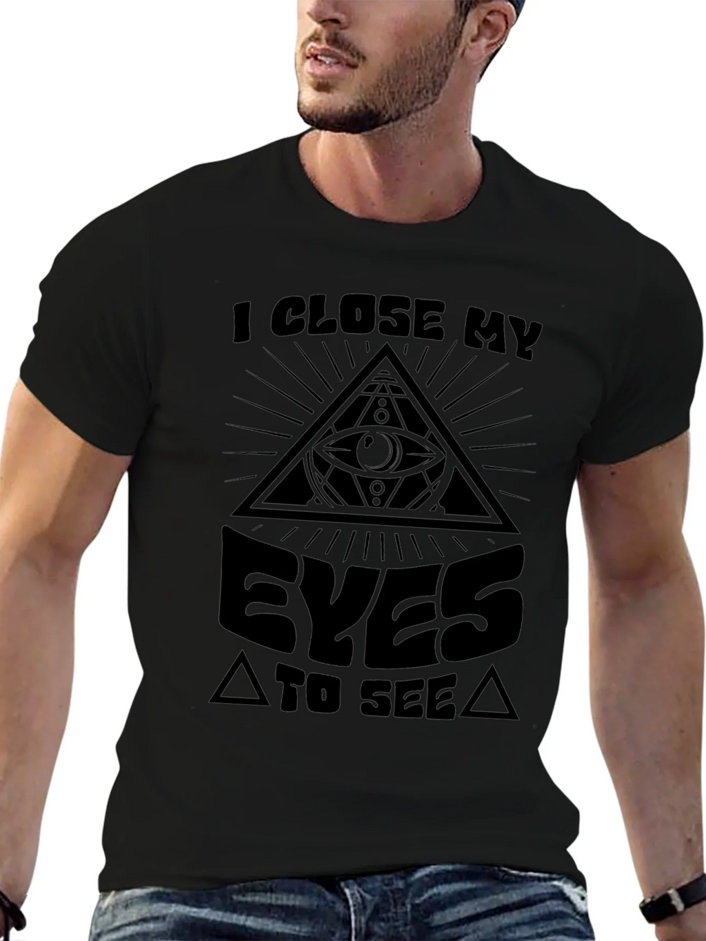 Illuminati Eye T-Shirt - I Close My Eyes to See product image 9