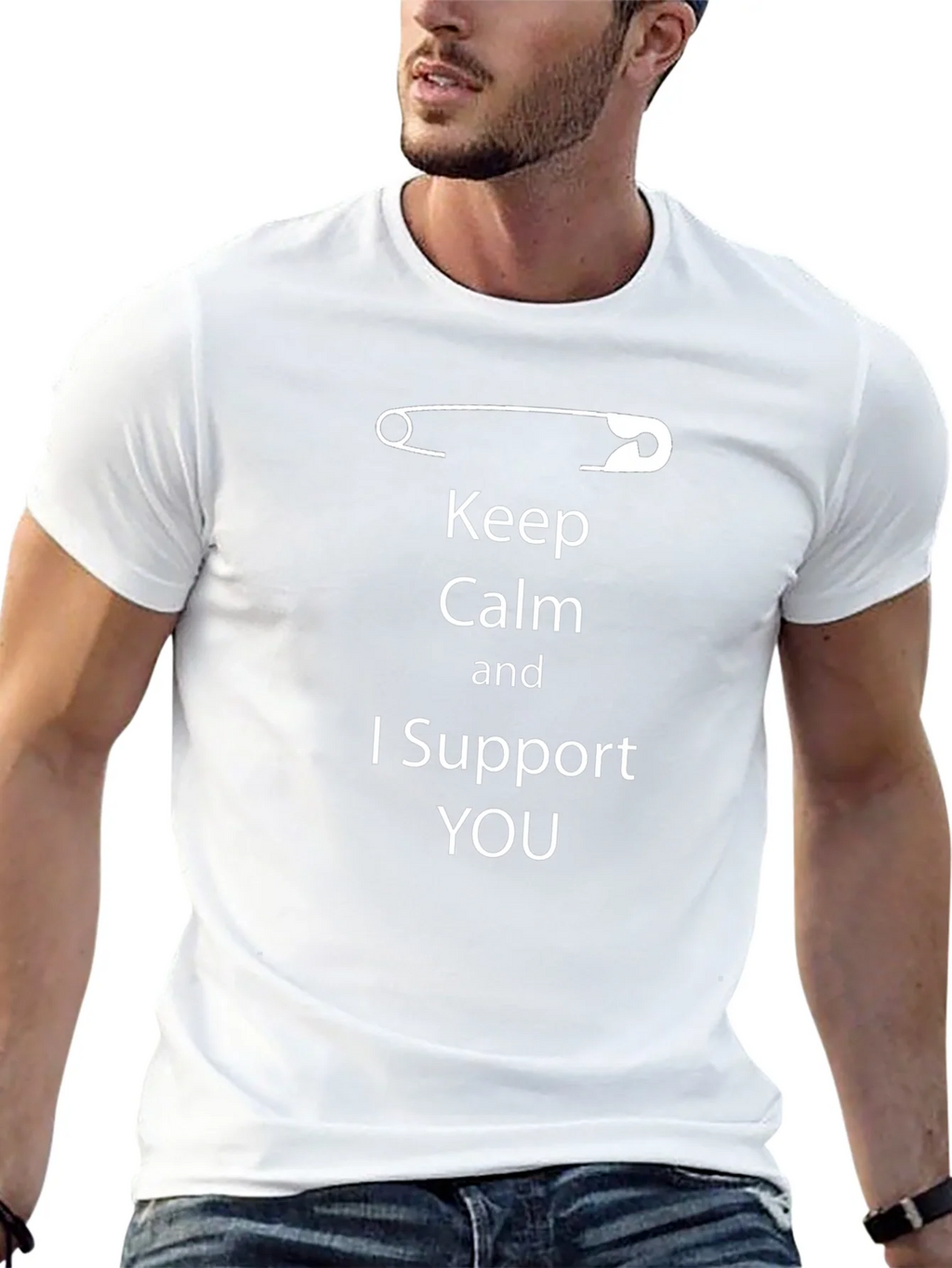 Keep Calm I Support You T-Shirt product image 4