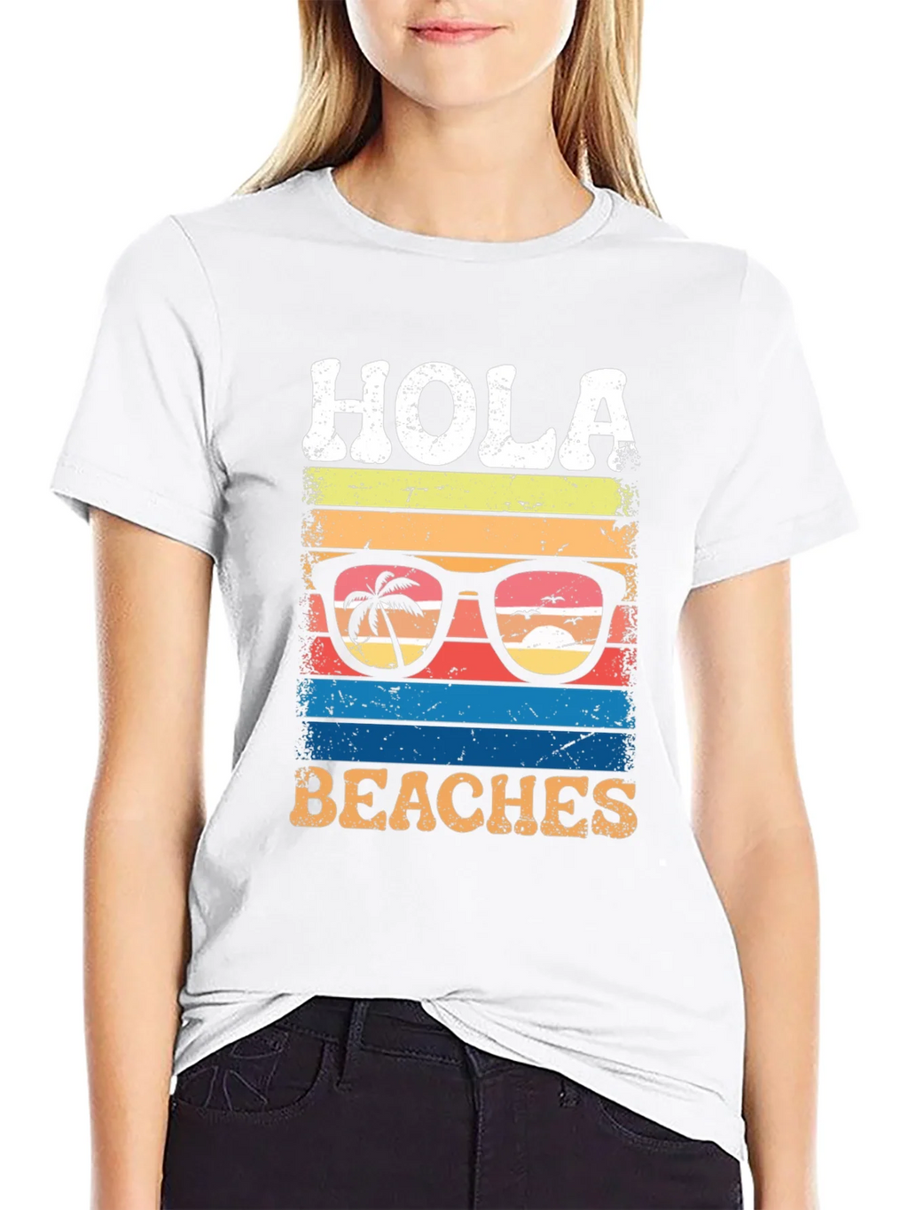 Hola Beaches Graphic T-Shirt product image 11