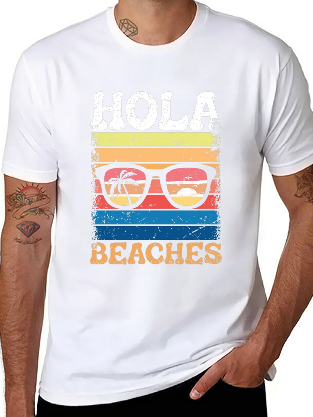 Hola Beaches Graphic T-Shirt product image 10