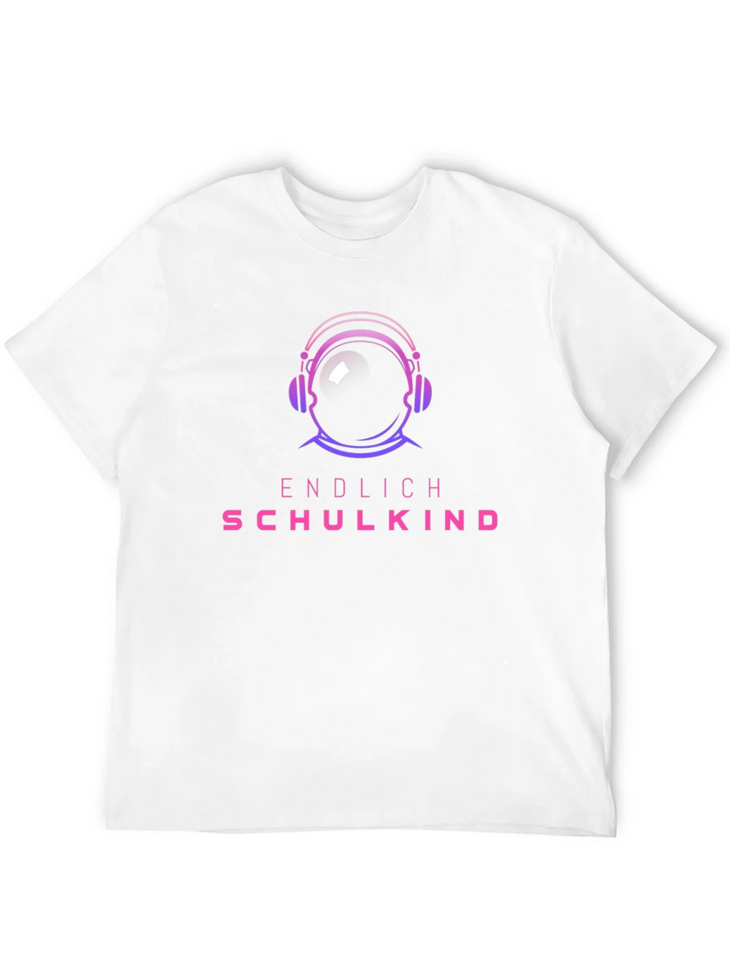 Astronaut Headphones Black T-Shirt product image 3