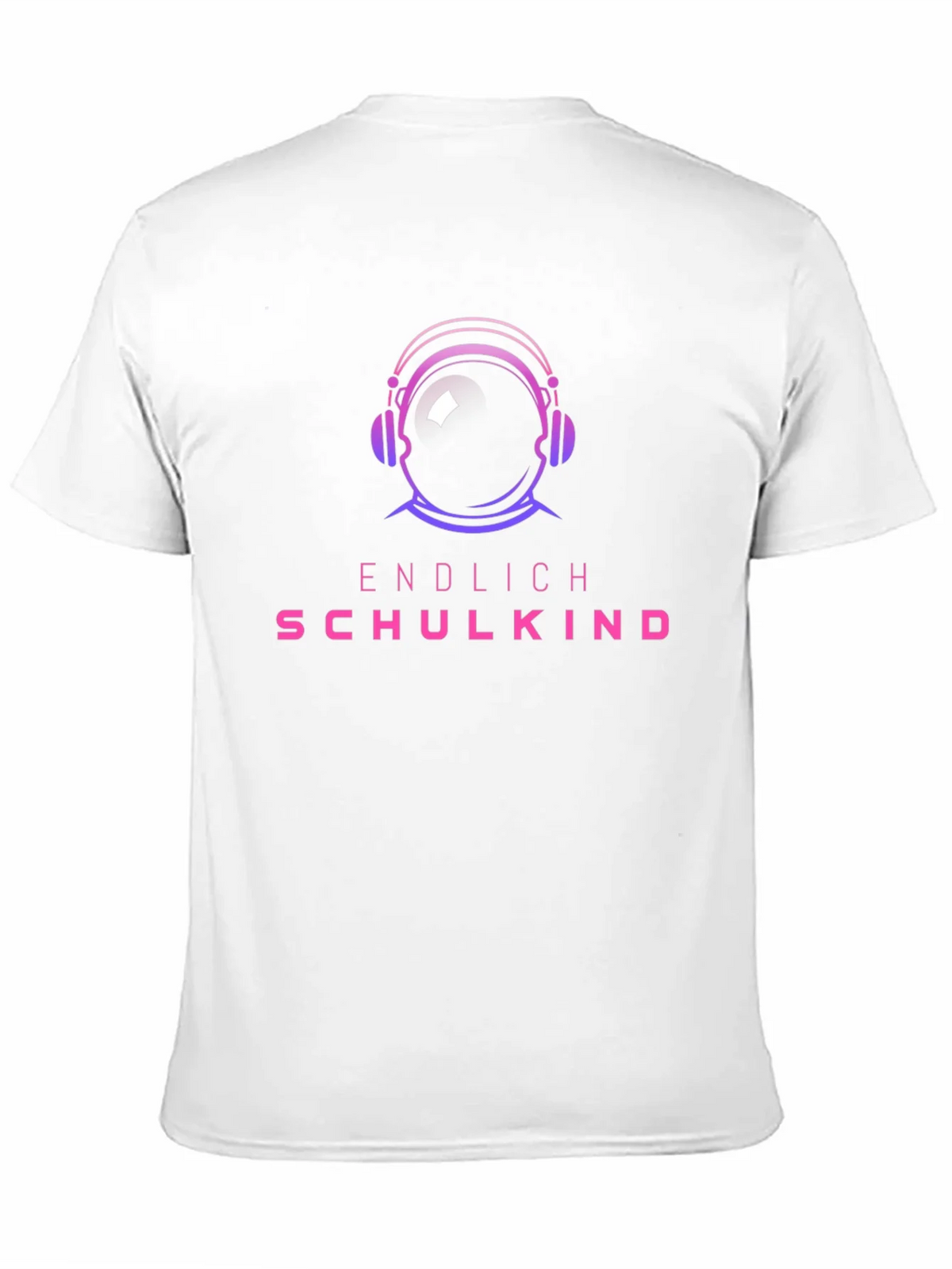 Astronaut Headphones Black T-Shirt product image 2