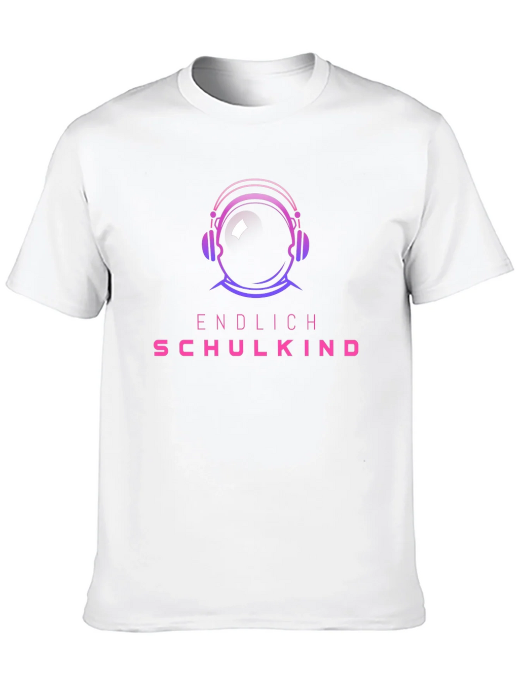 Astronaut Headphones Black T-Shirt product image 12