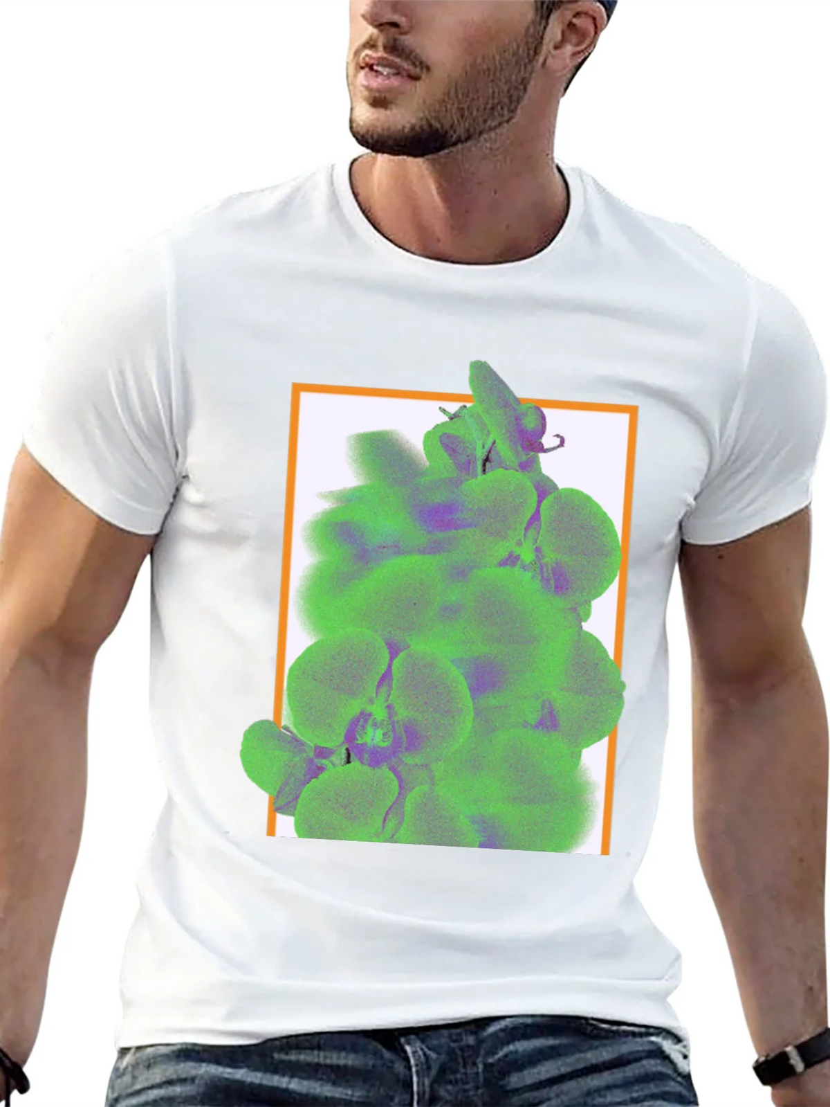 Trendy Graphic Tee with Floral Accent product image 4
