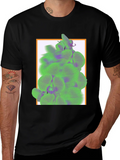 Trendy Graphic Tee with Floral Accent product image 1